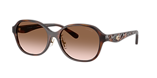 NEW COACH HC8280U L1116 Dark Tortoise Sunglasses 57mm Coach L1116 HC8280U 5120/13 Sunglasses - US main image 3