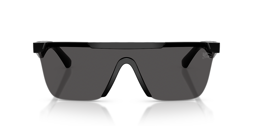 BURBERRY BE4480D Black - Unisex Luxury Sunglasses, Dark Grey Lens