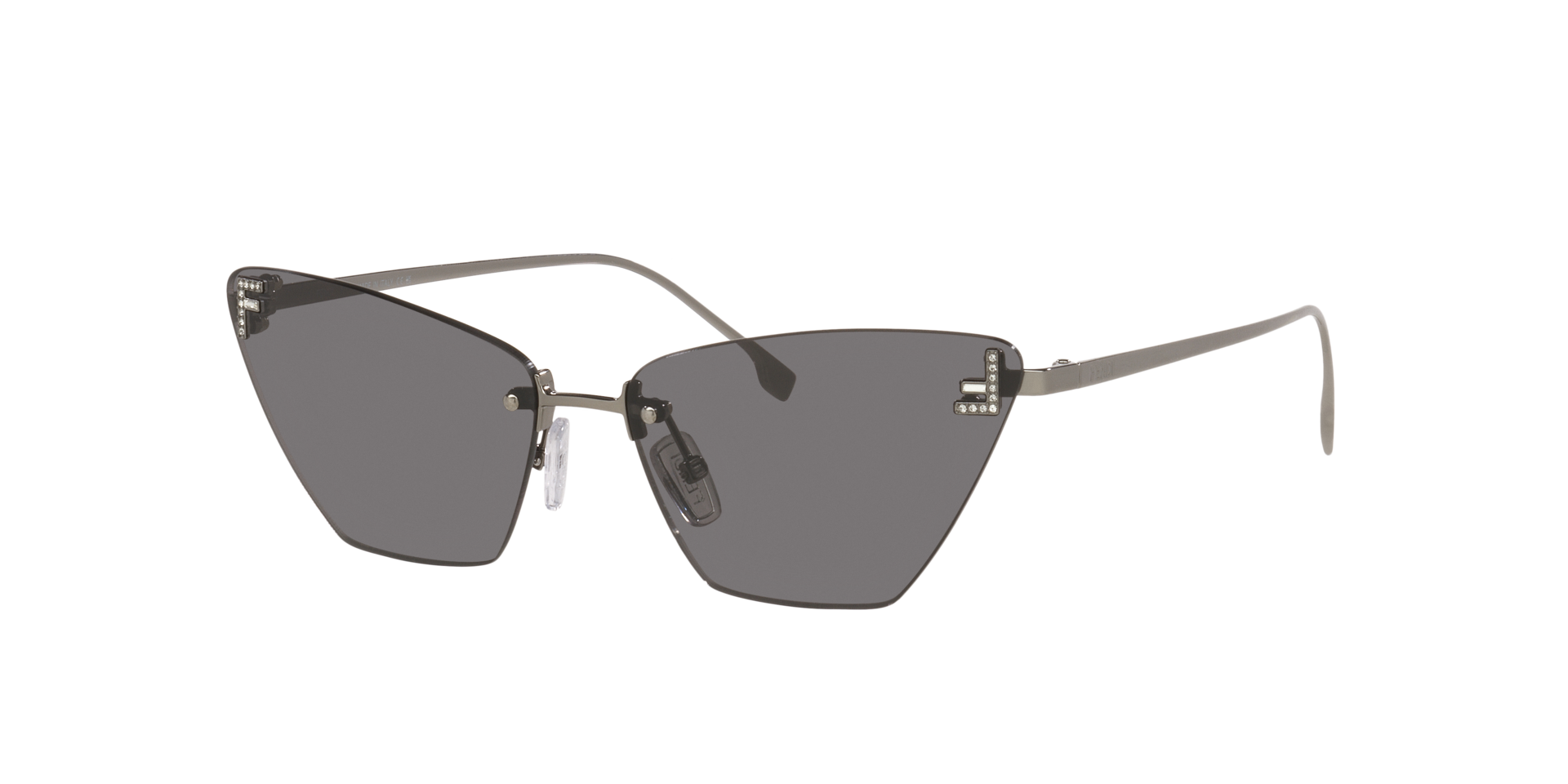 FENDI frame eye glasses sunglasses ? with F rhinestones made in Italy Fendi FF Diamonds FE40140U Cat Eye Sunglasses | Fashion Eyewear main image 2