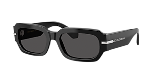 Dolce&Gabbana DG4348 M (54 - 20) with Grey lenses and Black frame