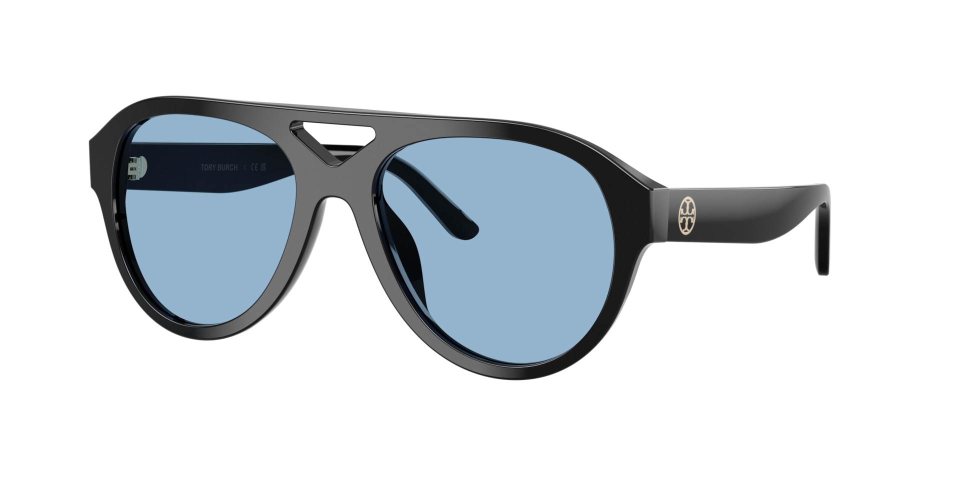 Tory Burch TY7233U M (55 - 18) with Blue lenses and Black 