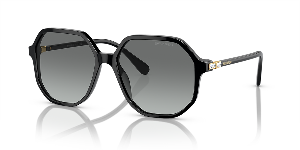 Swarovski SK6003 XL (57 - 16) with Grey lenses and Black frame