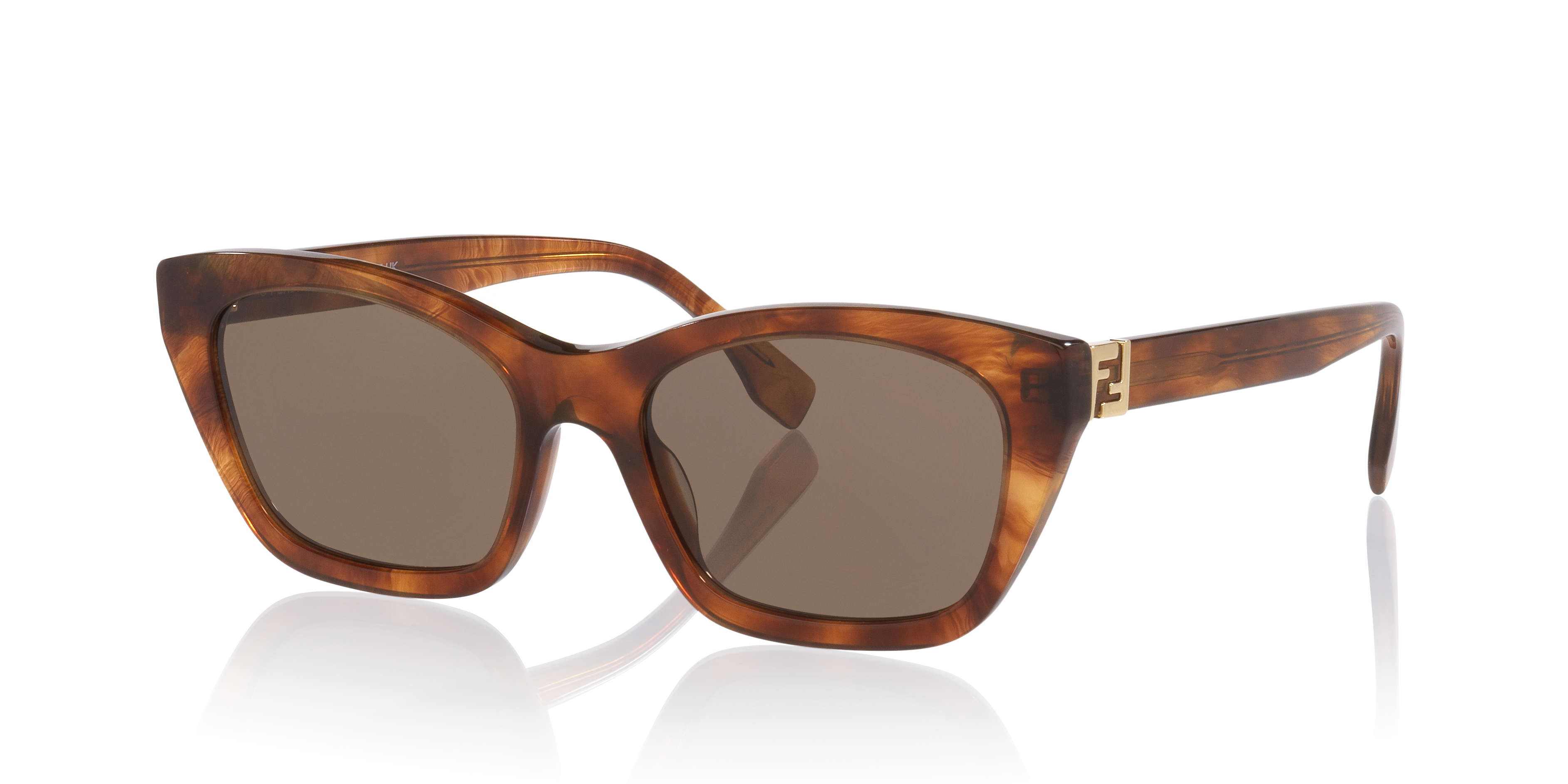 Fendi Forever Fendi FE40205I S (54 - 18) with Brown lenses and