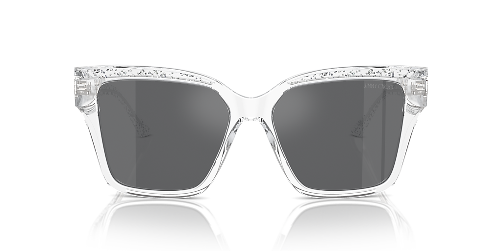 PRL X Naiomi Glasses★100% Wool Long Court★人気早期完売 Jimmy Choo JC5003 M (55 - 16) with Silver lenses and