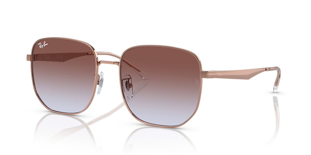 Ray-Ban RB3713D XL (57 - 18) with Violet lenses and Pink frame