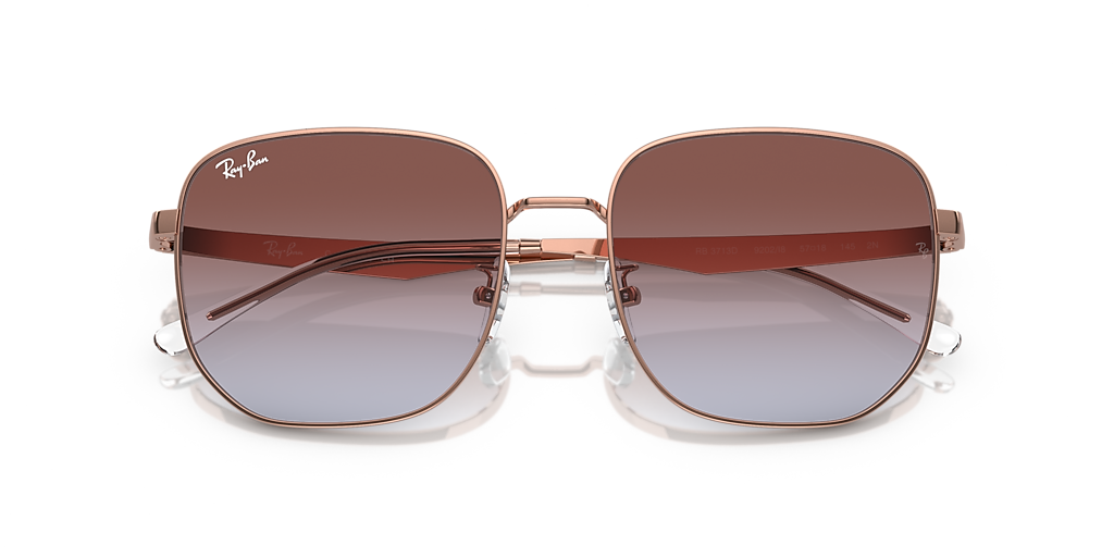 Ray-Ban RB3713D XL (57 - 18) with Violet lenses and Pink frame