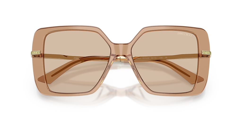 Jimmy Choo JC5048JU XL (55 - 15) with Brown lenses and Brown frame