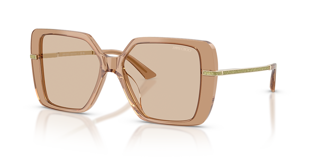Jimmy Choo JC5048JU XL (55 - 15) with Brown lenses and Brown frame