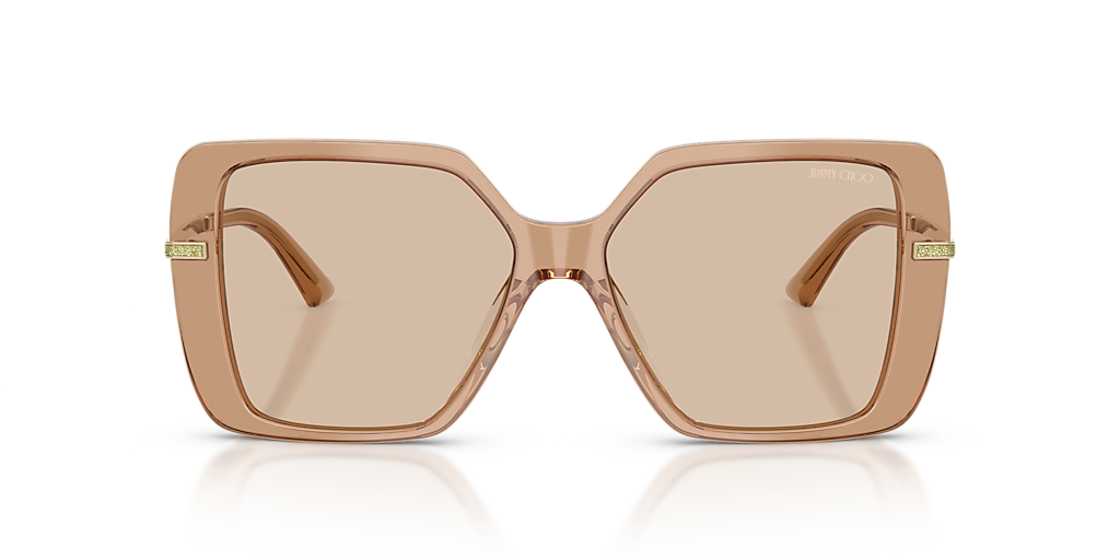 Jimmy Choo JC5048JU XL (55 - 15) with Brown lenses and Brown frame
