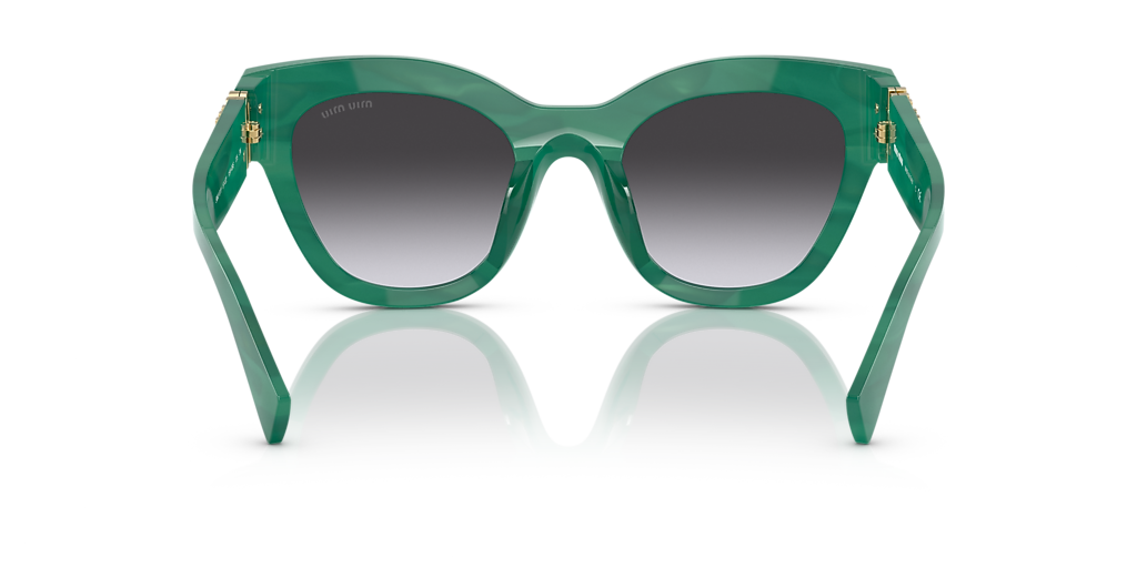 Miu Miu MU 01YS L (51 - 22) with Grey lenses and Green frame  display picture 2