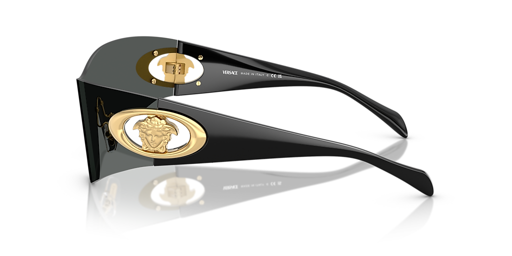 VERSACE VE2280 Dark Grey - Men Luxury Sunglasses, Dark Grey Lens