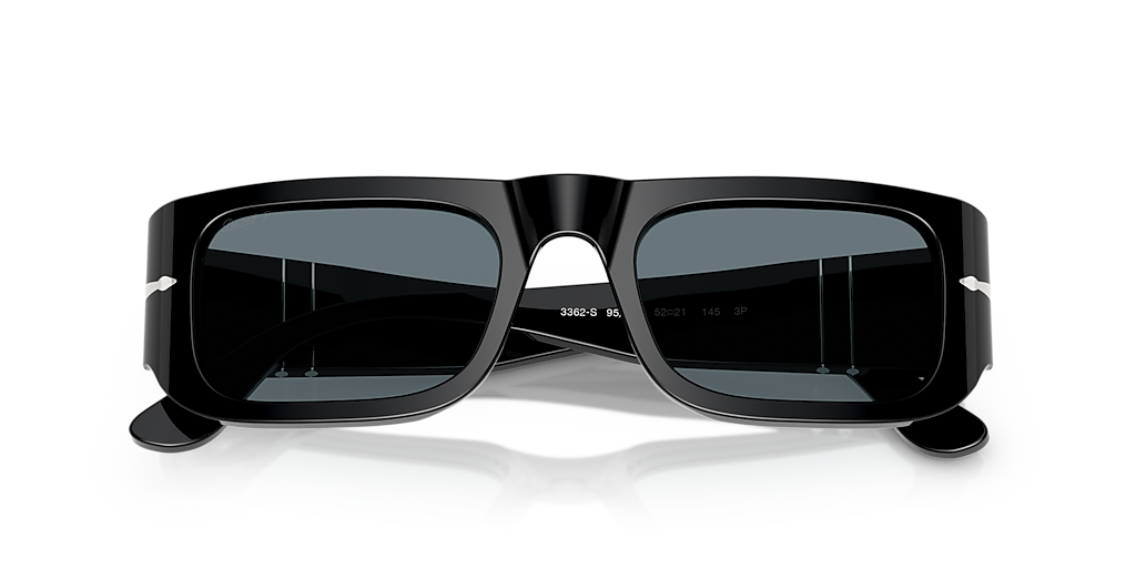 Persol PO3362S M (52 - 21) with Blue lenses and Black frame
