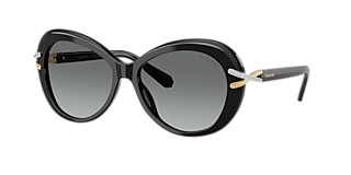 Swarovski SK6033 M (54 - 19) with Brown lenses and Tortoise frame