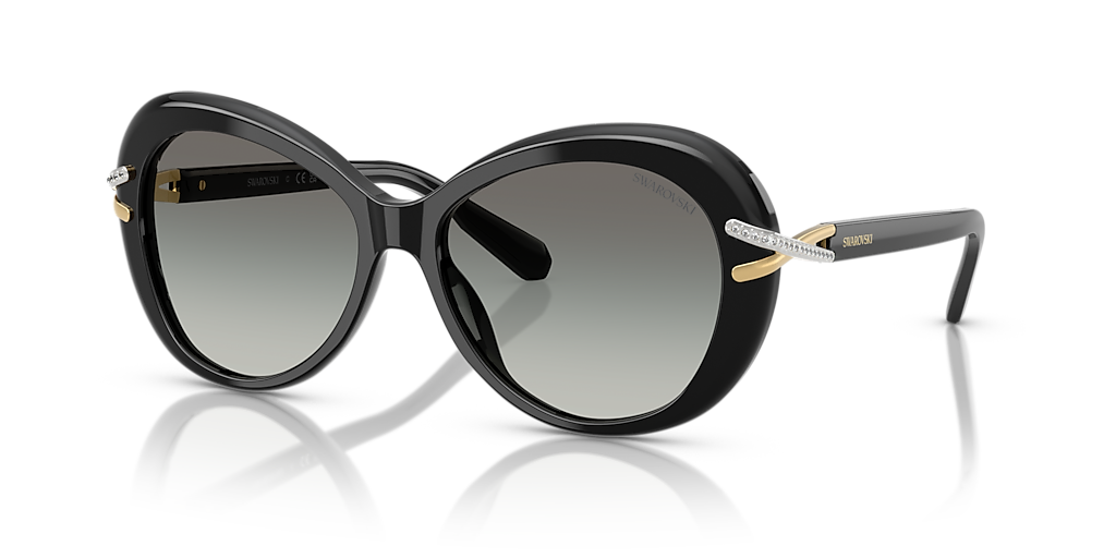 Swarovski SK6026 XL (56 - 16) with Grey lenses and Black frame