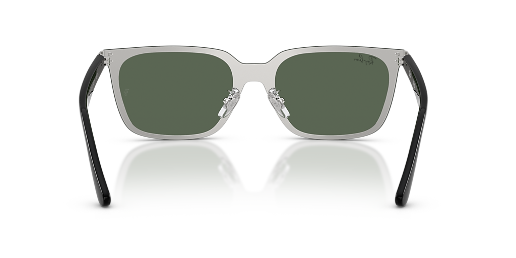 Ray-Ban Women\'s Silver Frame Sunglasses with Green Lenses Ray-Ban Clubmaster RB5154 eyeglasses for men or women in  main image 4