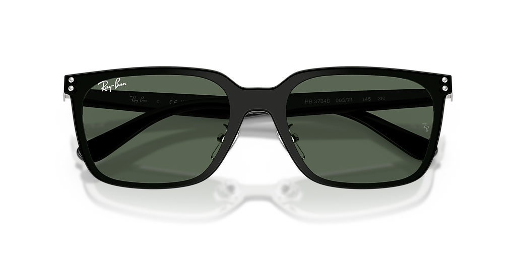 Ray-Ban RB3784D XL (0 - 145) with Green lenses and Silver  display picture 1