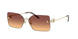 Tiffany & Co. TF3104D L (56 - 18) with Blue lenses and Silver