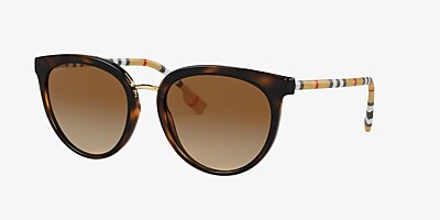 Burberry BE4316 Willow 54 Polarized Brown Gradient & Dark Havana  