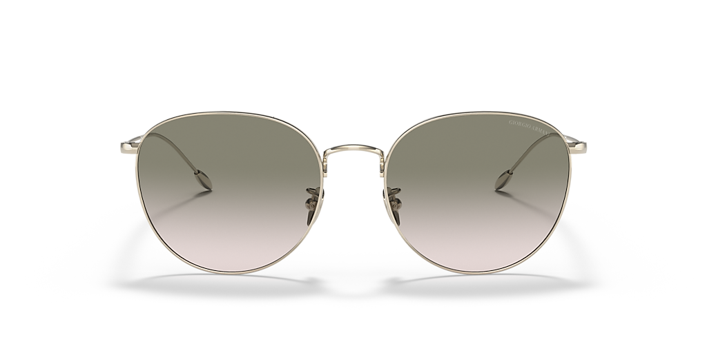 Giorgio Armani AR6114 グラデーション サングラス Giorgio Armani AR6114 M (54 - 18) with Green lenses and Gold frame