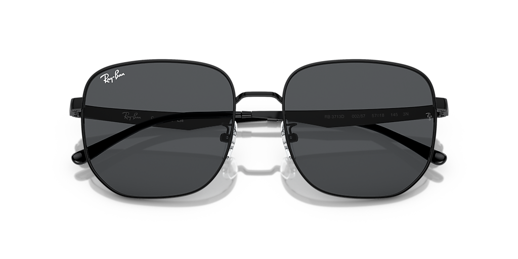 Ray-Ban RB3713D XL (57 - 18) with Grey lenses and Black frame