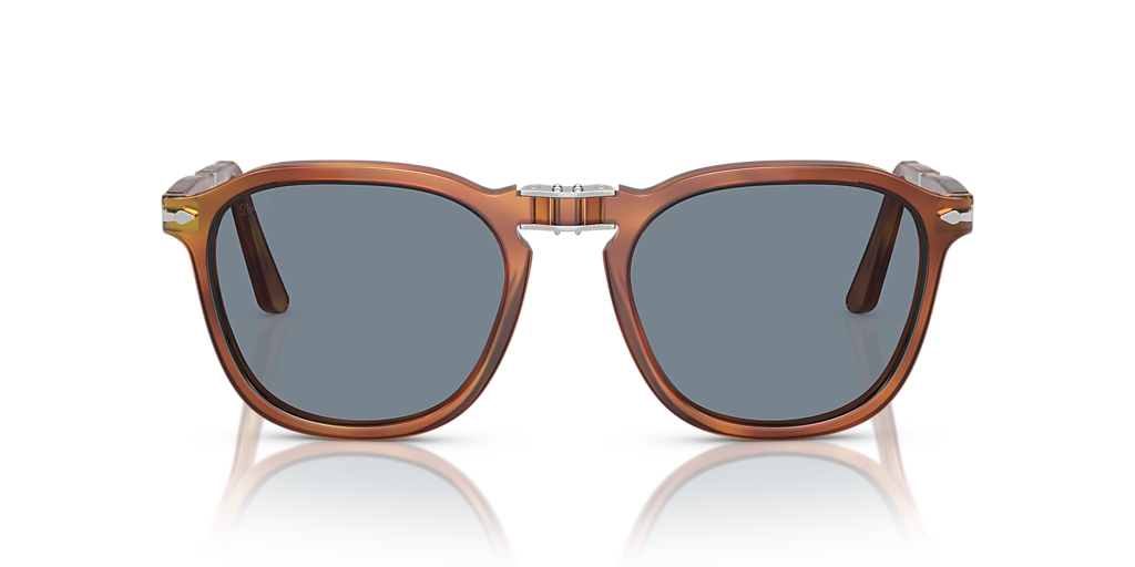 Persol PO3345S L (54 - 21) with Blue lenses and Brown frame