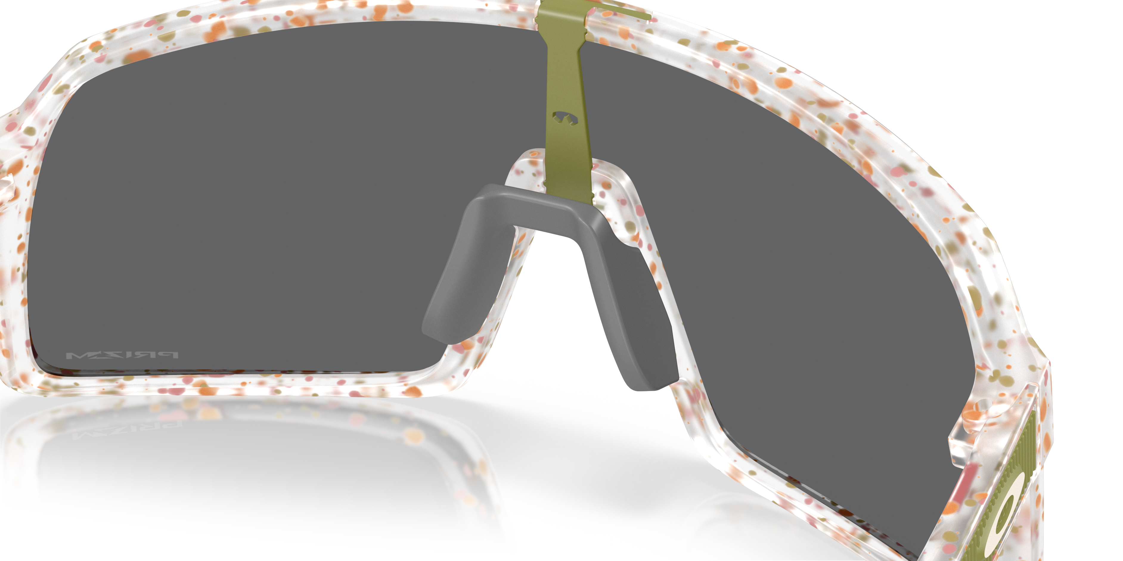 OAKLEY OO9406 Sutro Terrazzo Collection Clear Terrazzo - Men Sunglasses, Prizm Black Lens