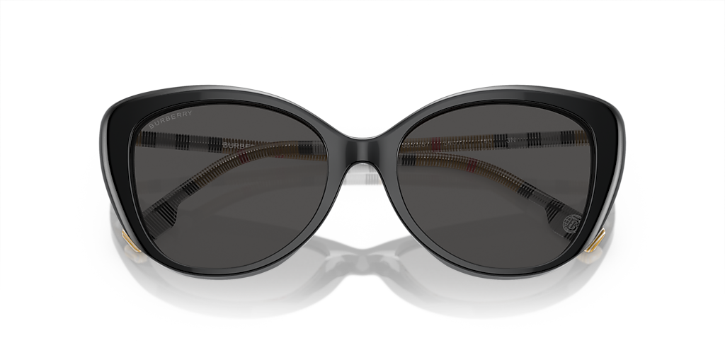 BURBERRY フリンシ ティテル ロンクスリフ トッフ 8099116 C1428 Burberry BE4407F L (54 - 17) with Grey lenses and Black