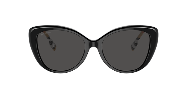 Visit Sunglasses Burberry BE4407F L (54-17) with Grey lenses and Black frame