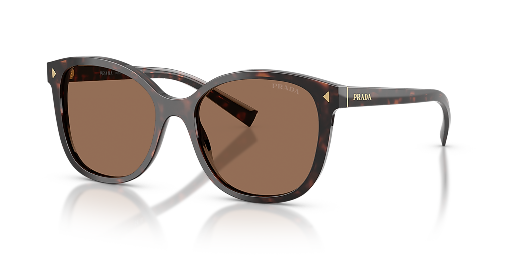 Prada PR 22ZSF M (55 - 16) with Brown lenses and Tortoise frame