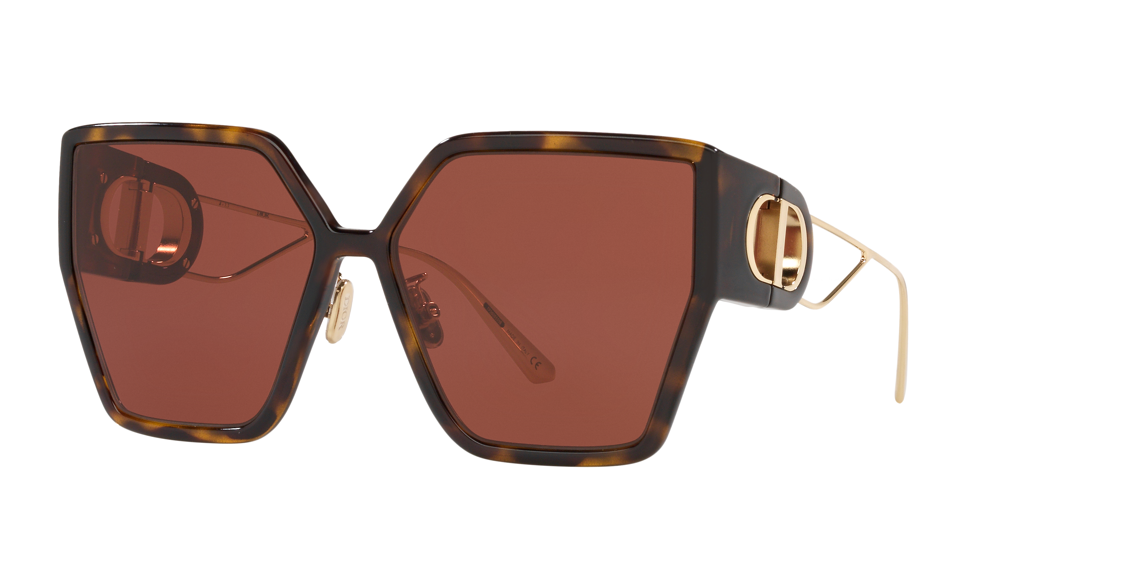 DIOR スクエアフレムサンクラス 30MONTAIGNES8U 30B0 DIOR 30Montaigne S8U S (54 - 19) with Grey lenses and Black