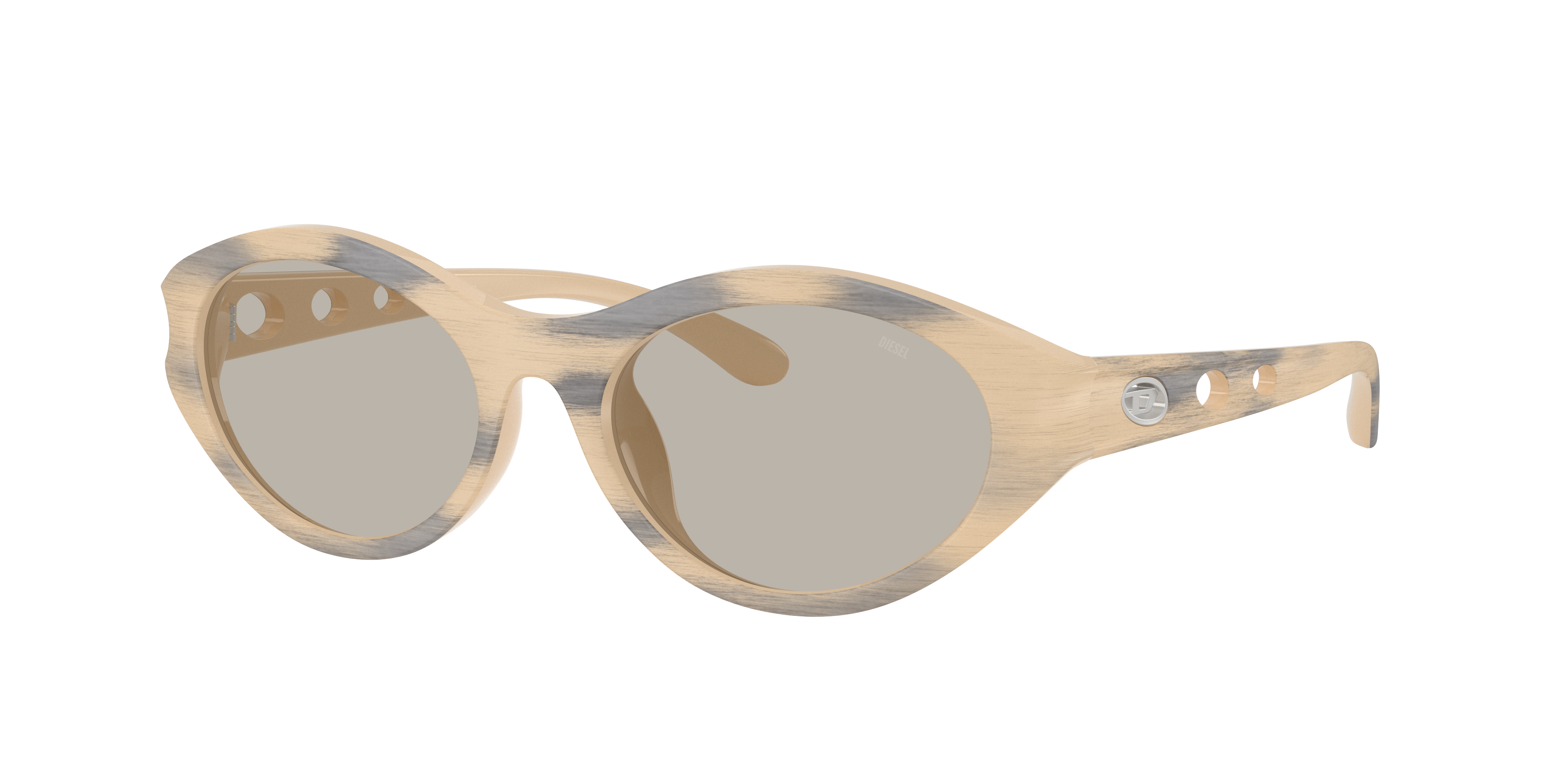 Diesel Woman Sunglass Dl3005u In Light Grey