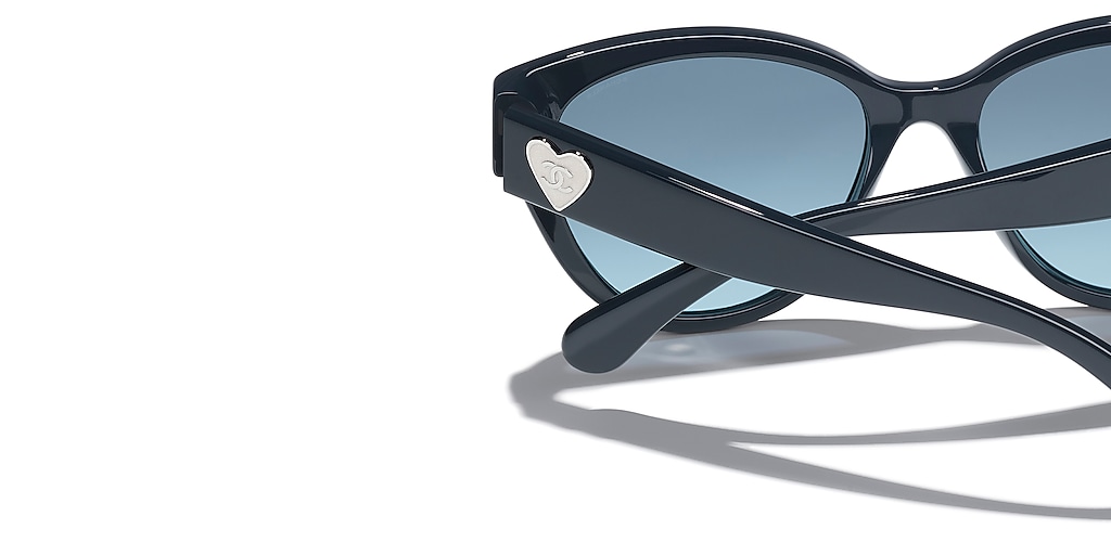 【お洒落♪】CHANEL バタフライサングラス CH5477 Chanel Butterfly Sunglasses CH5477 L (56 - 18) with Blue