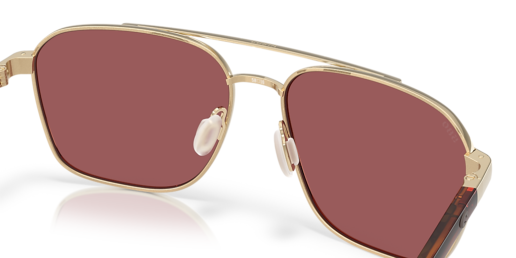 COSTA 6S4003 Wader Gold - Men Sunglasses, Gold Mirror Lens