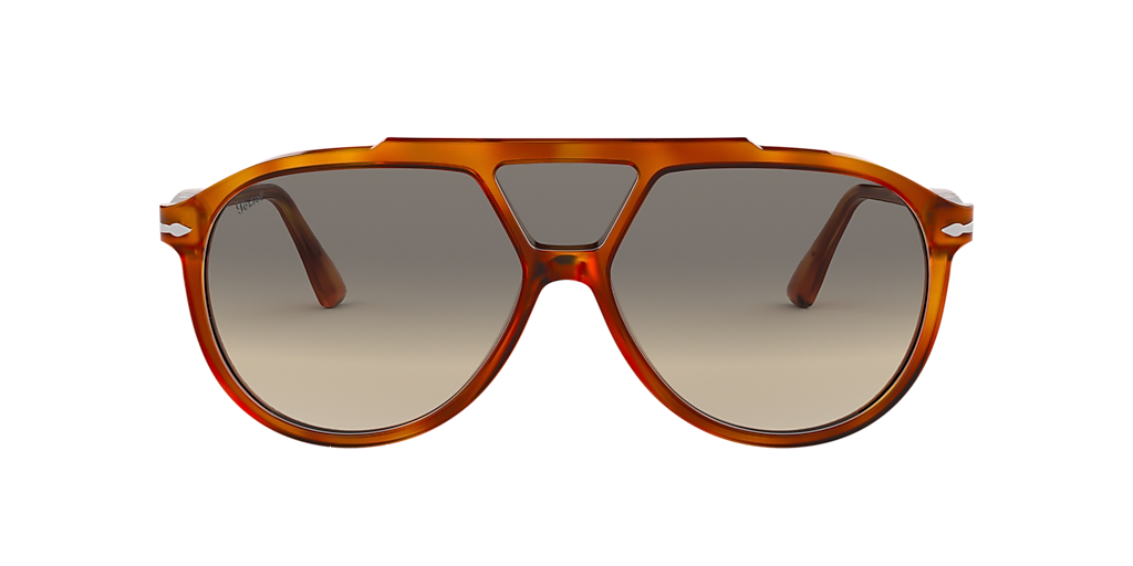 PERSOL PO3217S Terra Di Siena - Men Luxury Sunglasses, Grey Gradient Lens