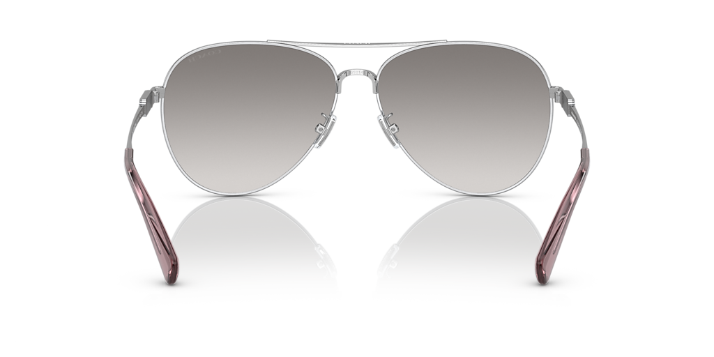 Coach HC7140 CD474 XL (61 - 14) with Grey lenses and Silver
