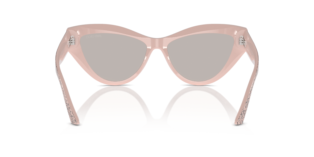 JIMMY CHOO VIOLA MIX エリカ ラメクラッチ Jimmy Choo JC5004 M (55 - 15) com Lentes Rosa e Armação Rosa