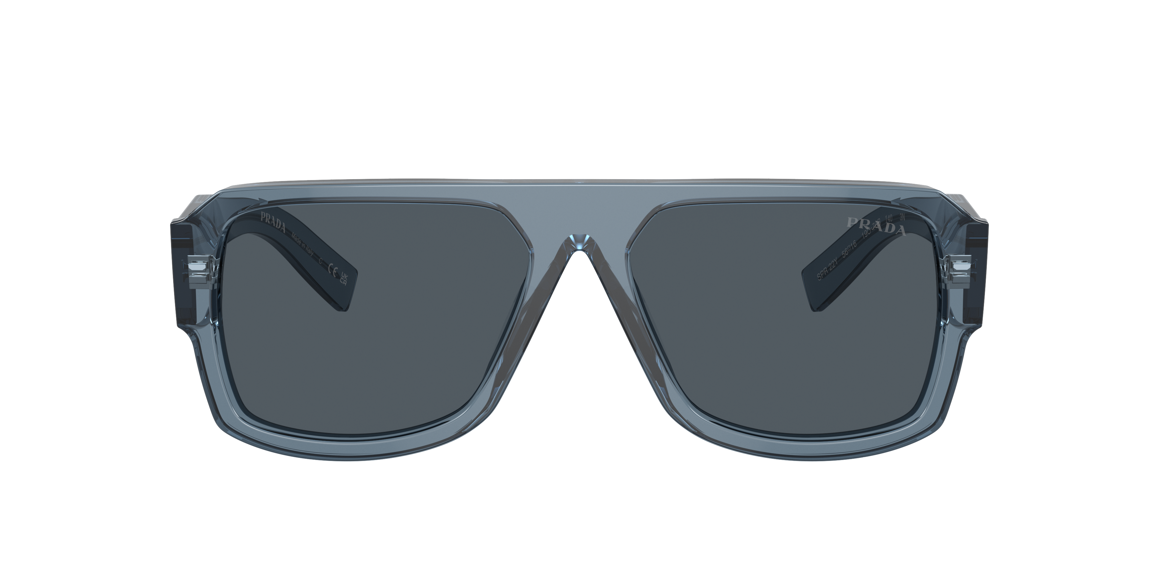 Prada PR 22YS M (56 - 16) with Grey lenses and Grey frame