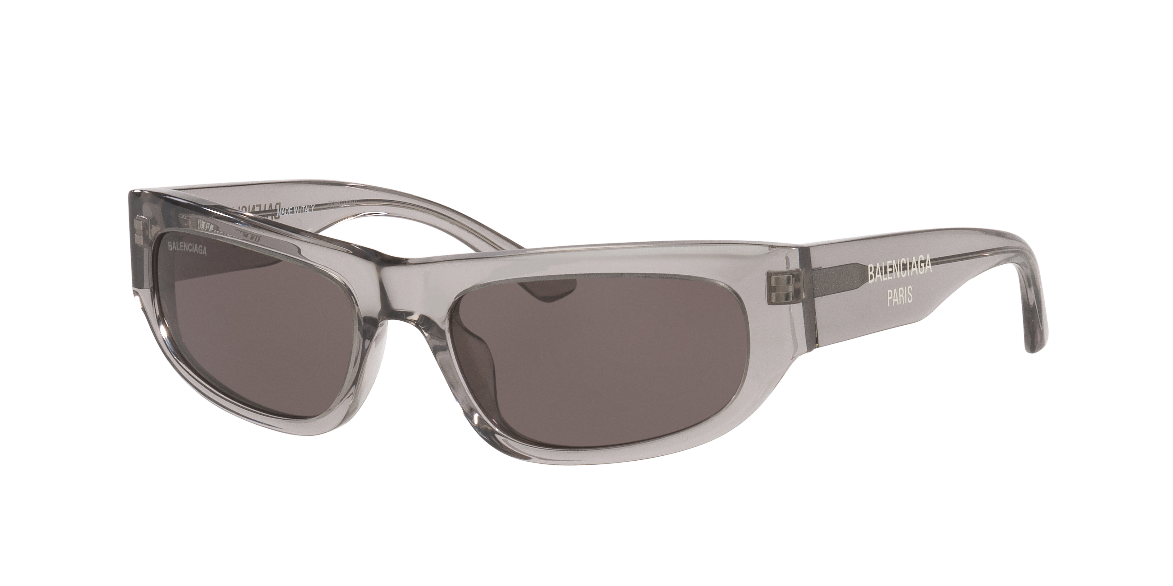 Balenciaga Unisex Sunglass BB0388S -  Frame color: Grey, Lens color: Grey