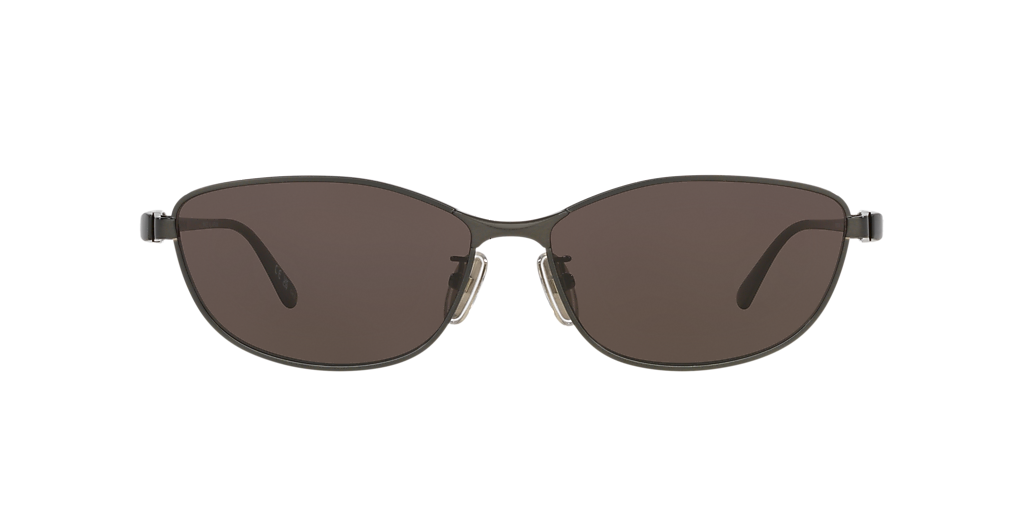 Balenciaga BB0357SA XL Black Metal Frame Sunglasses With Grey Lenses NEW Balenciaga BB0357SA XL Black Metal Frame Sunglasses Dark  main image 2
