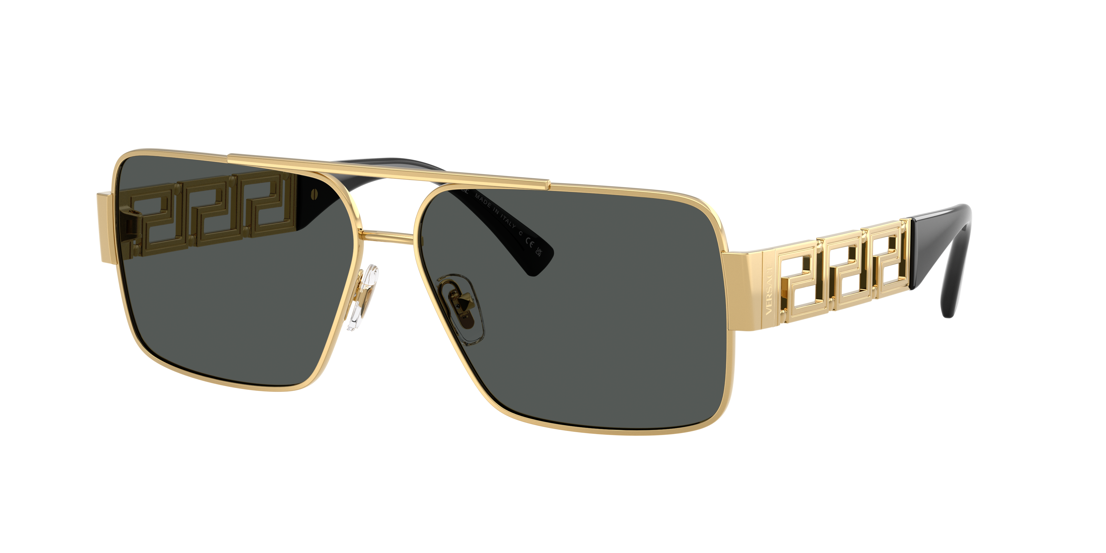 Versace VE2290 XL (61 - 13) with Grey lenses and Gold frame