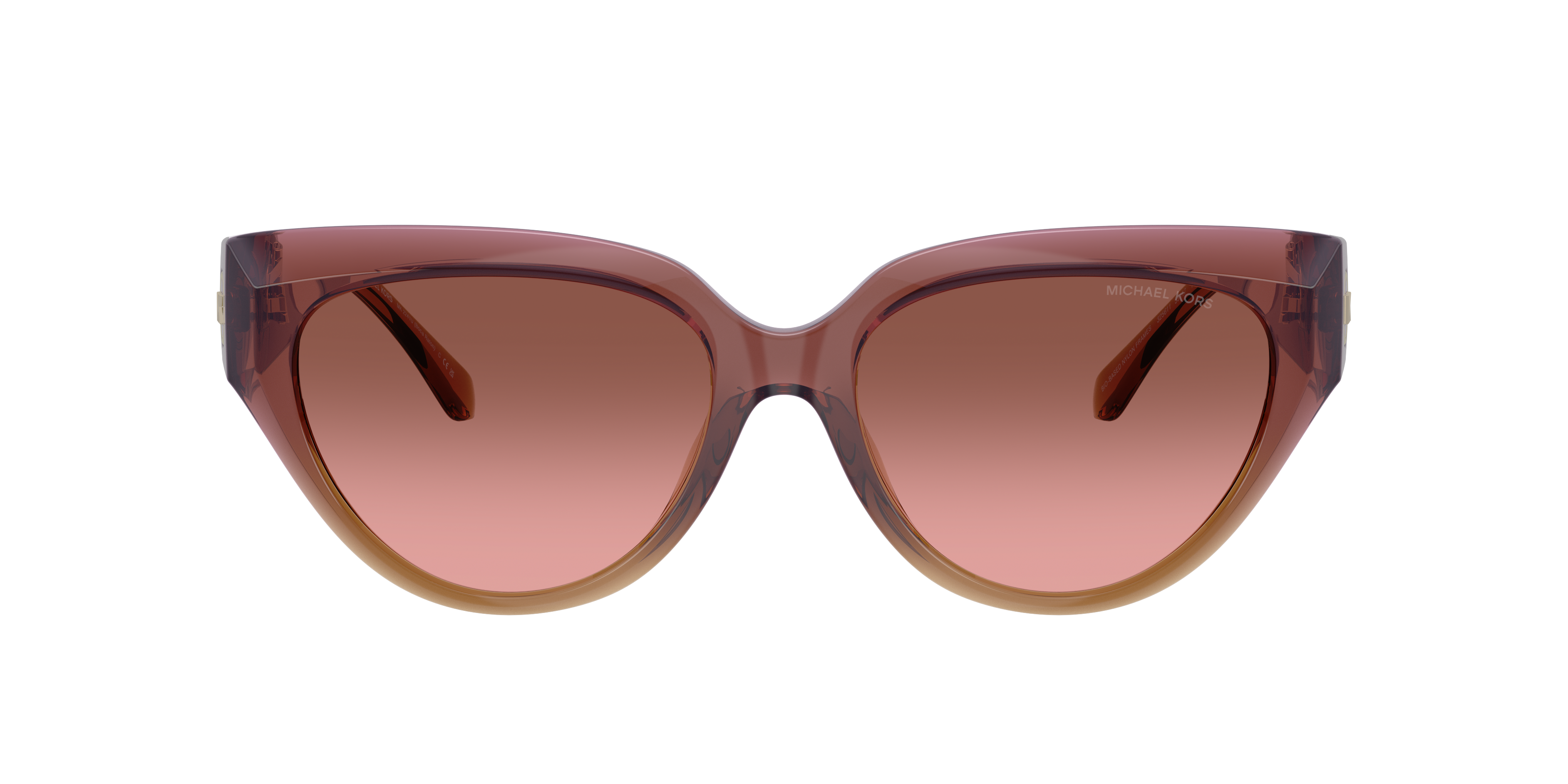 Michael Kors Woman Sunglass Mk2241u Boca Raton In Brown Rose Gradient