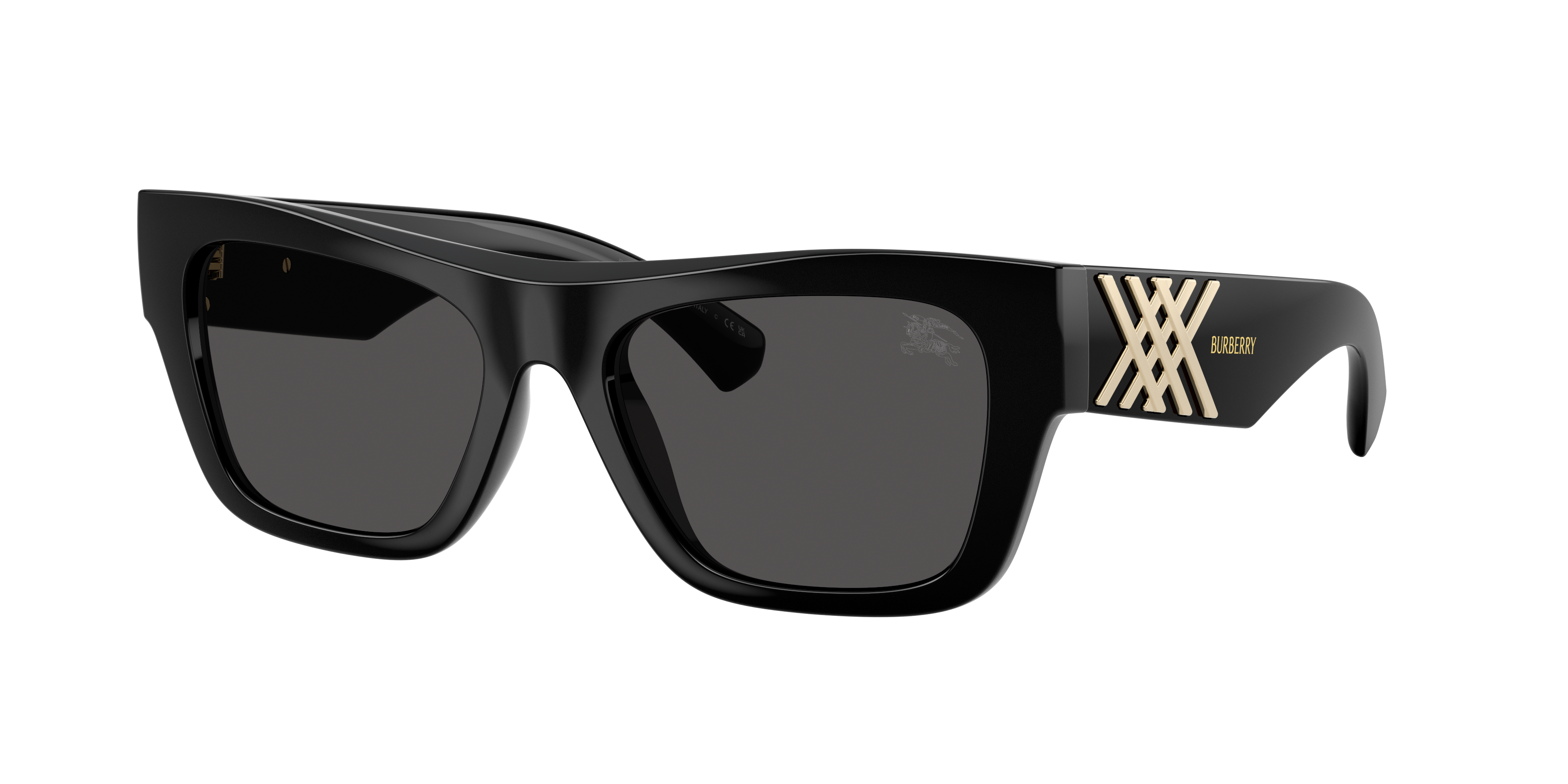 Burberry Woman Sunglass BE4490U -  Frame color: Black, Lens color: Dark Grey