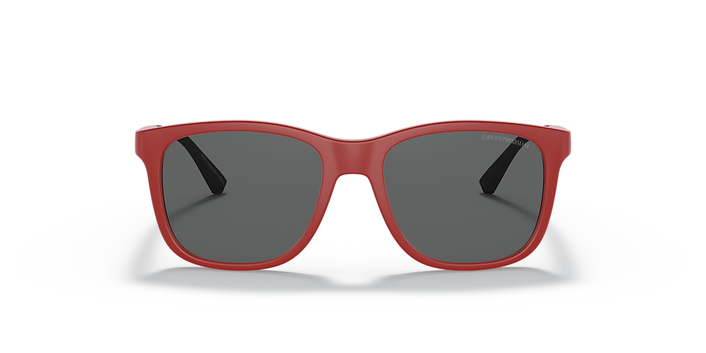 EMPORIO ARMANI EA4184 Matte Red - Unisex Sunglasses, Dark Grey Lens