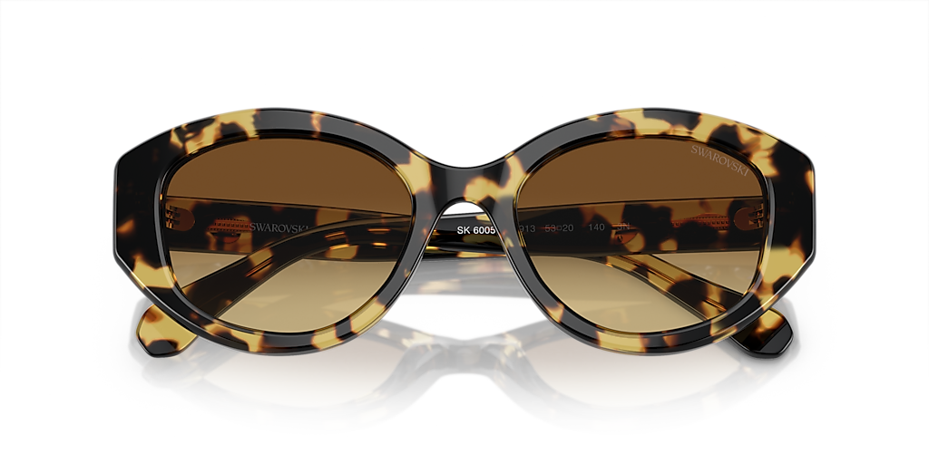 Swarovski SK6005 S (53 - 20) with Brown lenses and Tortoise