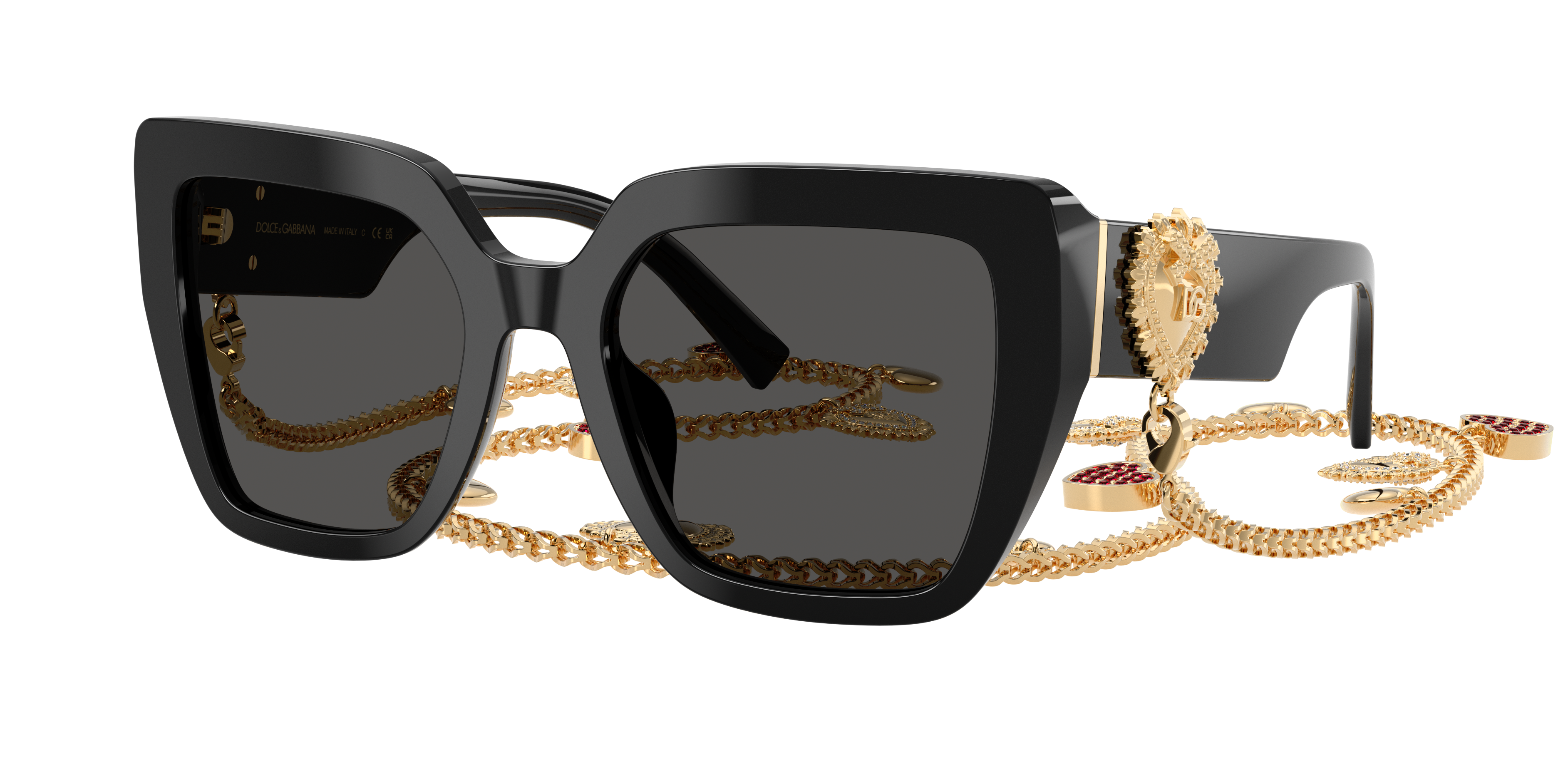 Dolce&Gabbana Woman Sunglass DG4538 -  Frame color: Black, Lens color: Dark Grey