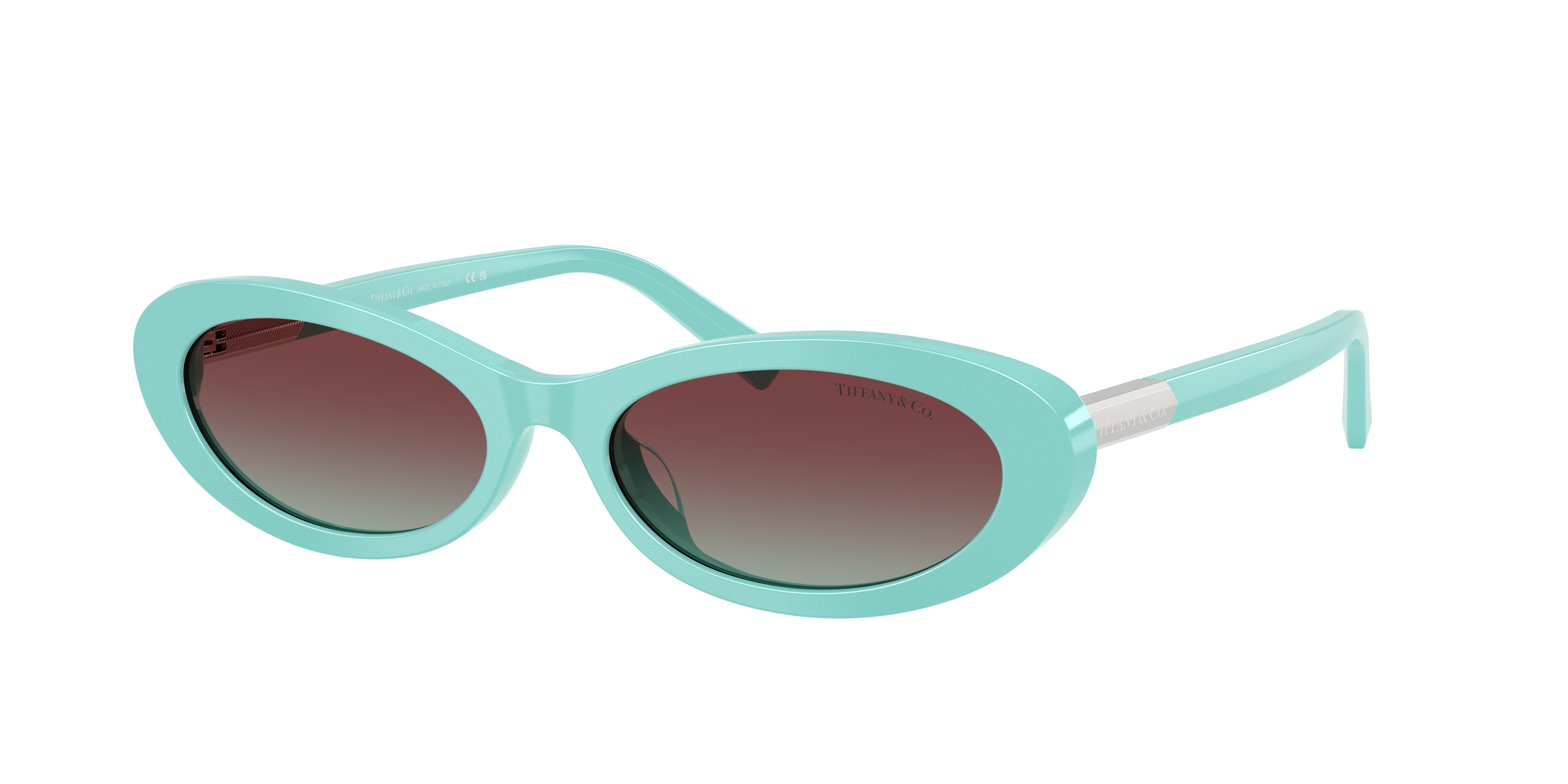 Tiffany & Co. Woman Sunglass TF4250 -  Frame color: Tiffany Blue, Lens color: Azure/Burgundy