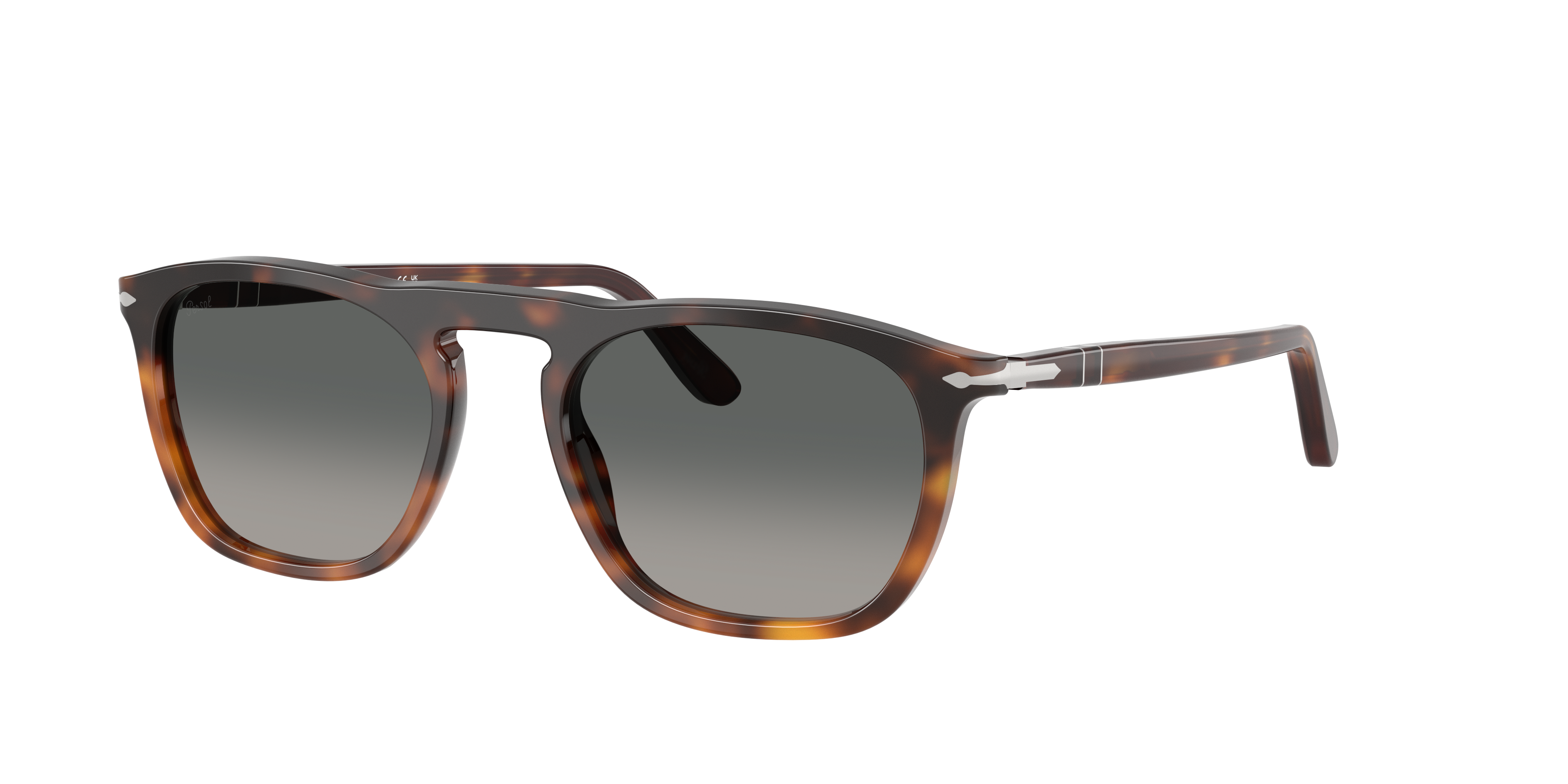 Persol Unisex Sunglass PO3391S - Gae -  Frame color: Gradient Havana, Lens color: Gradient Grey