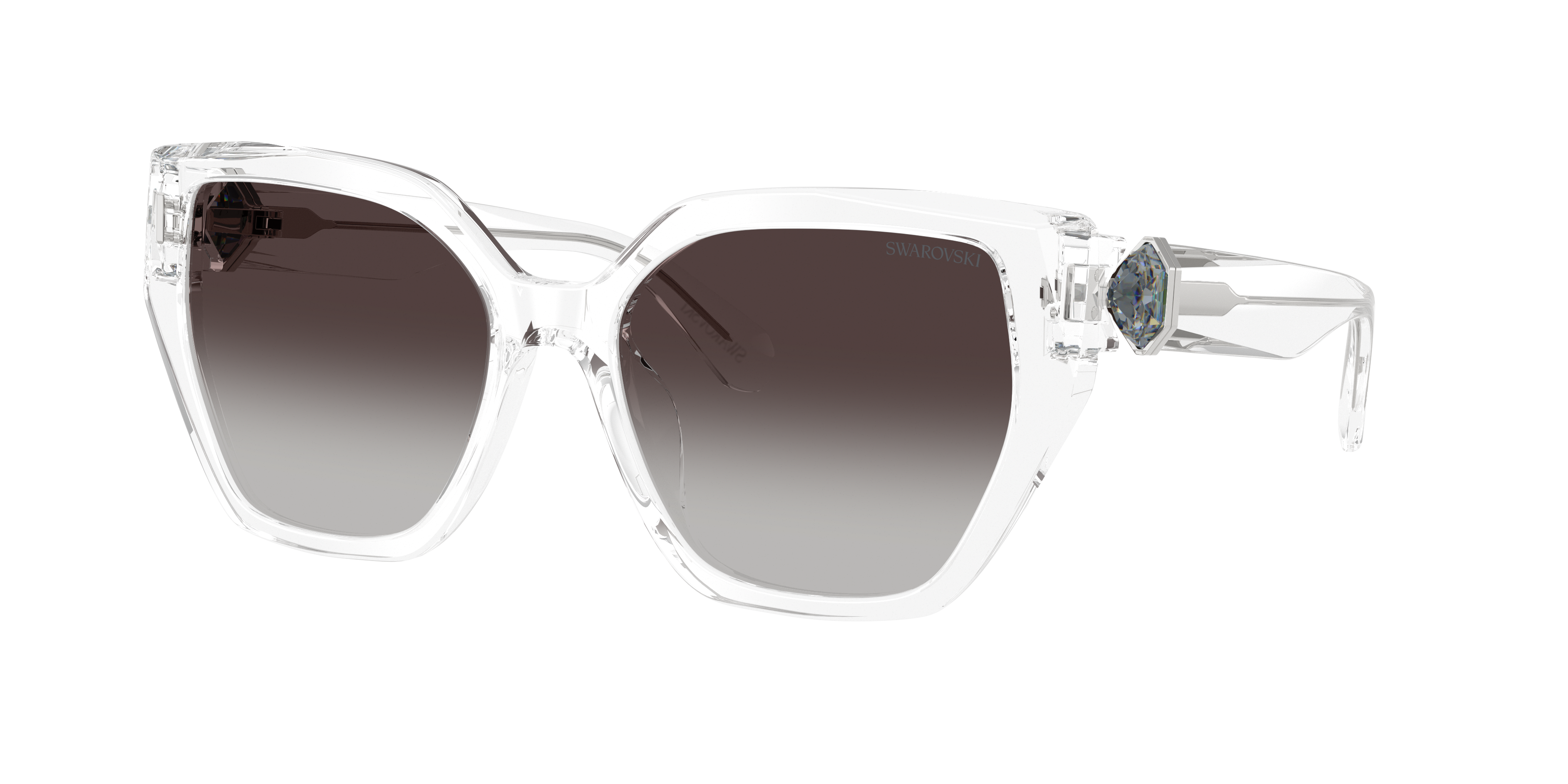 Swarovski Woman Sunglass SK6044U -  Frame color: Transparent, Lens color: Gradient Grey