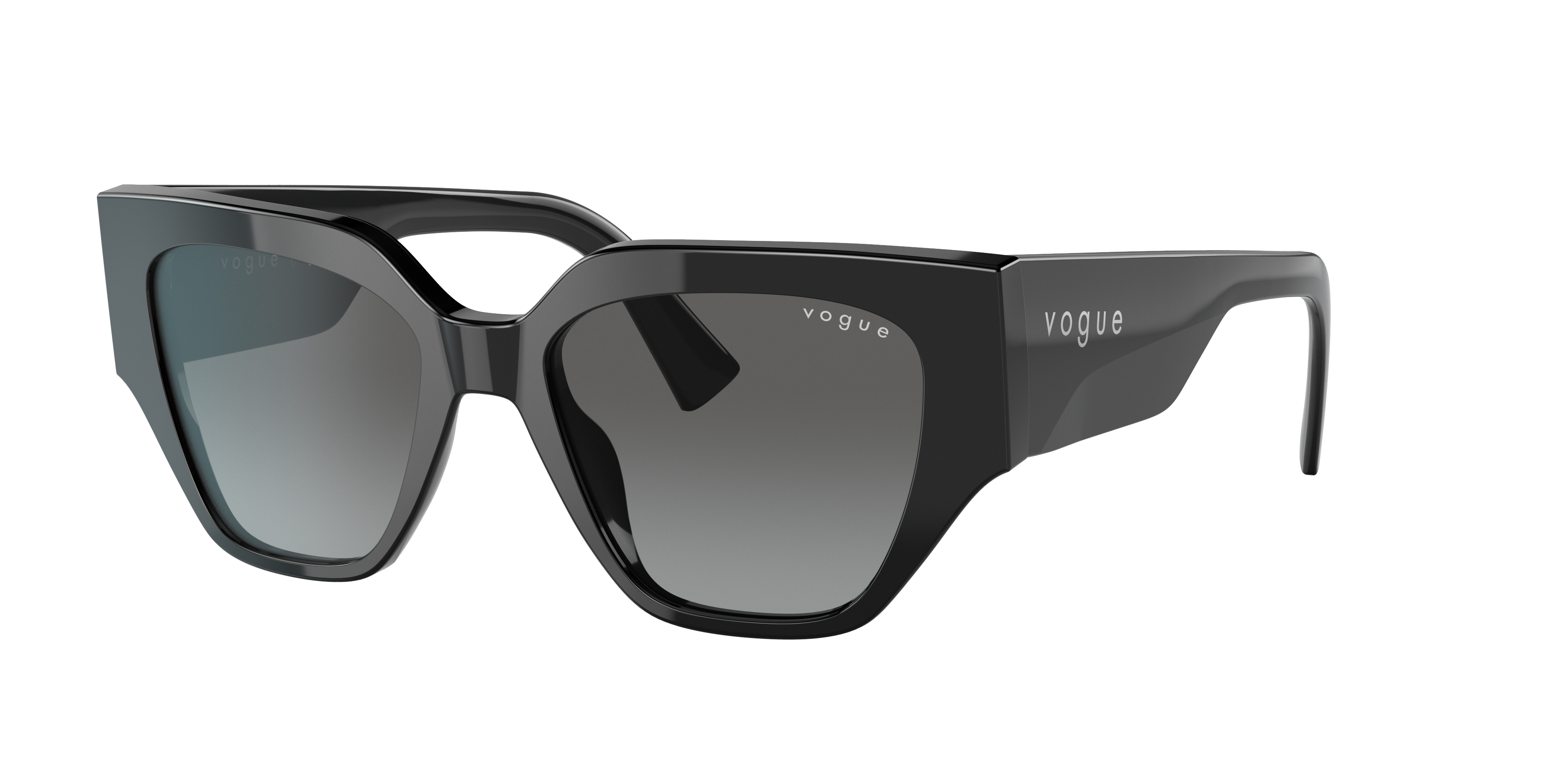 Vogue Eyewear Woman Sunglass VO5409S -  Frame color: Black, Lens color: Grey Gradient