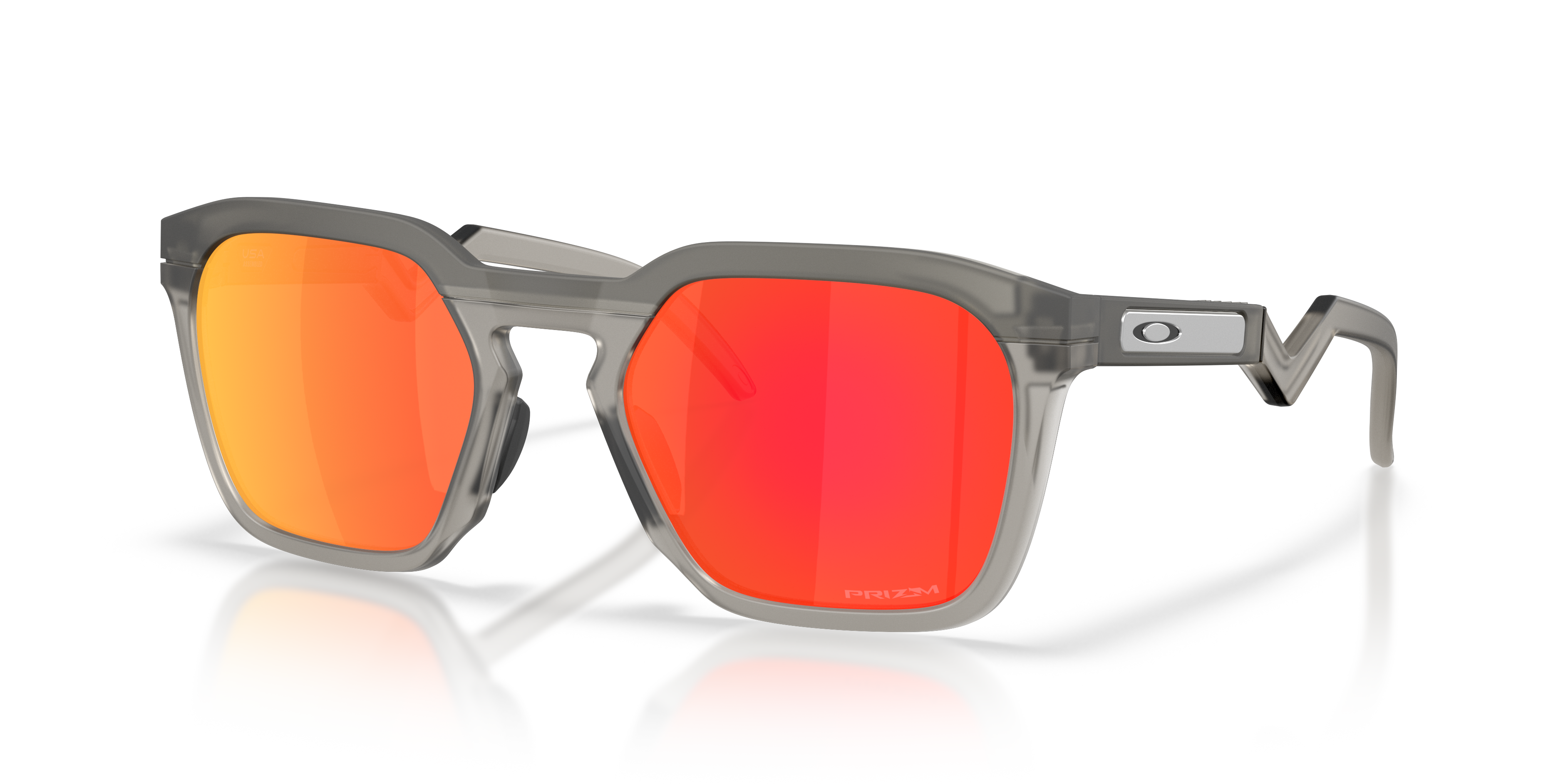 Oakley HSTN SQ L (54 - 21) with Orange lenses and Grey frame
